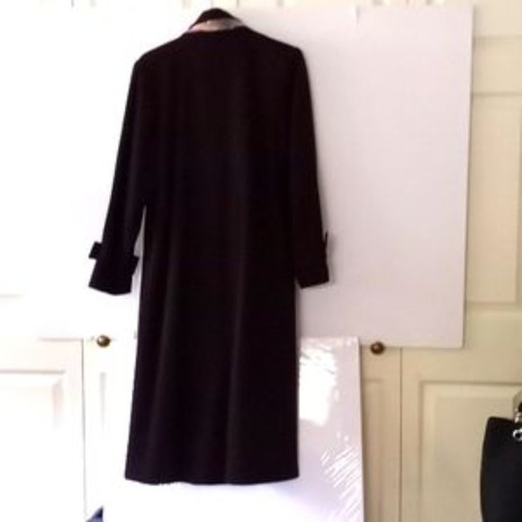 Stephanie Matthews Vintage Women's Double Breasted Coat - Sz (8) - Dark Burgundy - Picture 2 of 12